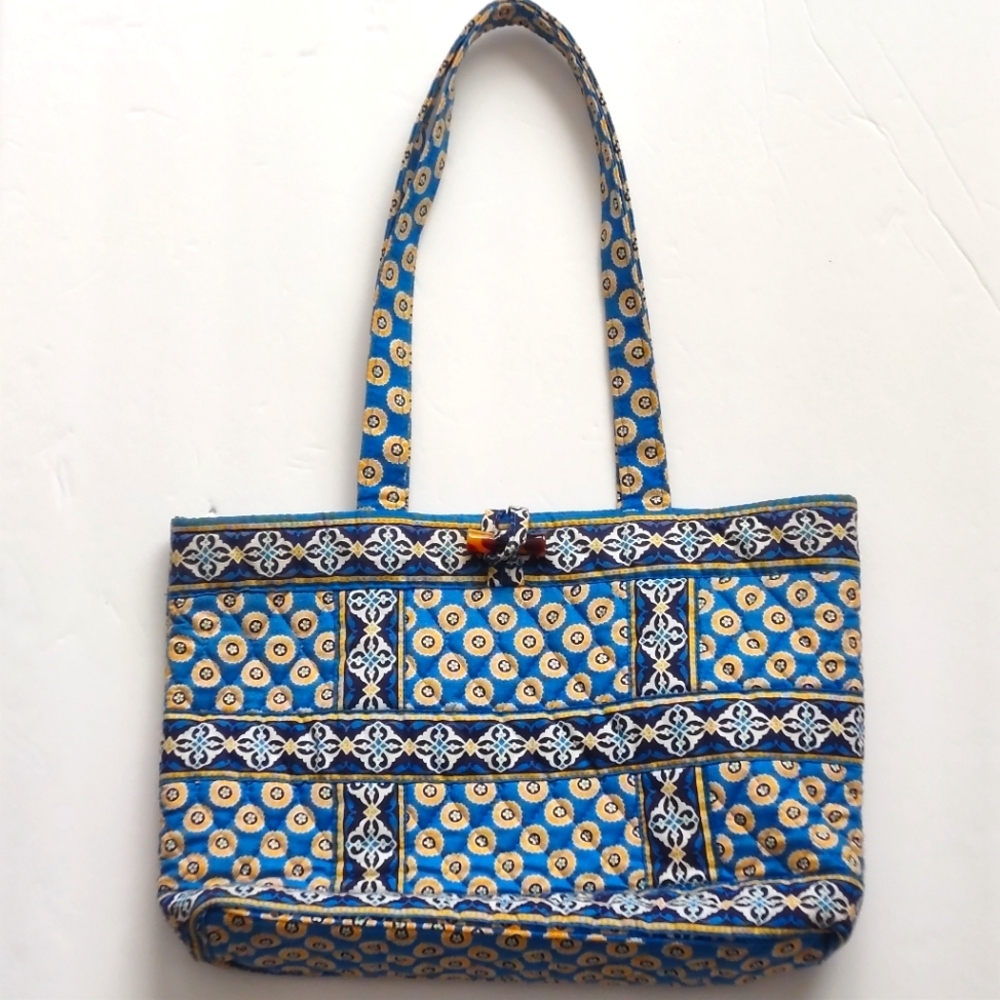 Vera Bradley Tic Tac Tote Riviera Blue bag